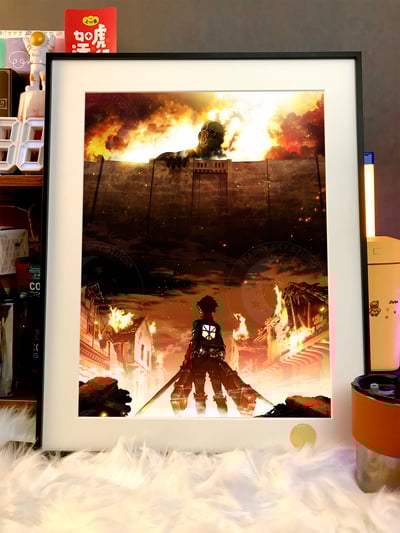 【週邊】星空工作室－進擊的巨人 瑪利亞之牆 裝飾畫3