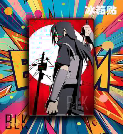【週邊】巴洛克－火影忍者 暗部鼬 裝飾畫&冰箱貼5