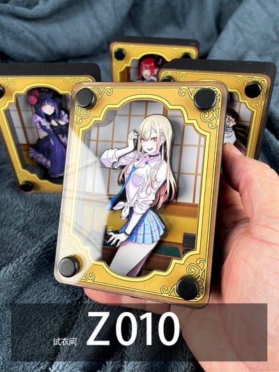 【週邊】萌萌匠-更衣人偶墜入愛河 喜多川海夢3D立體方磚擺台裝飾畫8