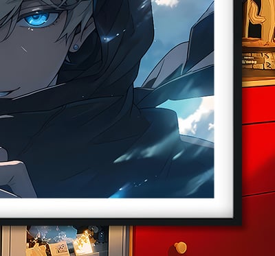 【週邊】巴洛克－咒術迴戰 咒術五條悟 裝飾畫&冰箱貼3