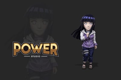 【火影忍者】Power studio-十二小強 第四彈 日向雛田1