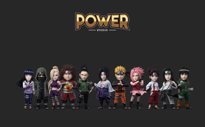 【火影忍者】Power studio-12小強 第十一彈 山中井野2