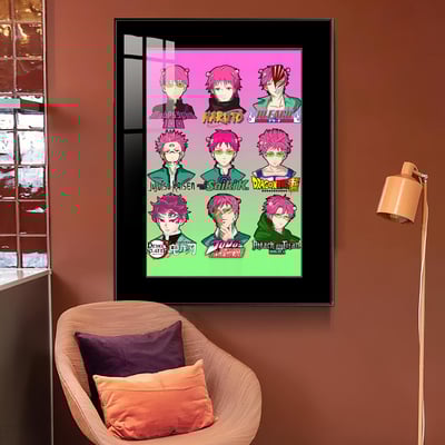 【週邊】橘子工作室－齊木楠雄的災難 齊木楠雄創意logo九宮格 裝飾畫3