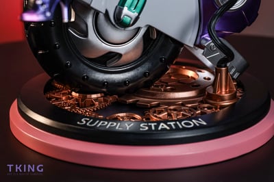 【原創授權】TKING－機器姬系列 補給站 GK白模11