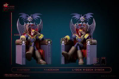 【數碼寶貝】T1-studio-數碼精靈大冒險 坐姿吸血魔&小惡魔3