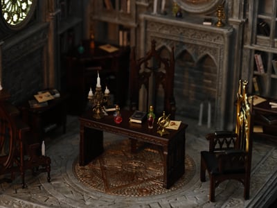 【原創授權】微觀臻慕-艾倫·坡 低語之屋（海外現貨）3