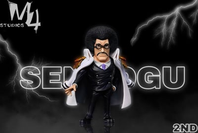 【海賊王】M4工作室-海軍本部人物 第41彈 第0話 年輕戰國&卡普3