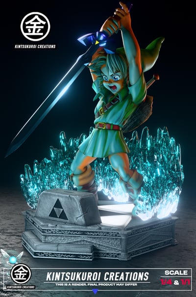 【薩爾達傳說】KINTSUKUROI CREATIONS－Young Link Pulling Master Sword2