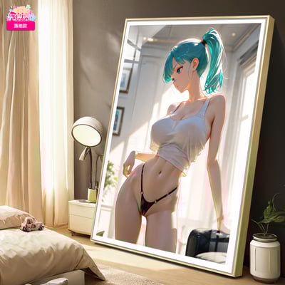 【週邊】阿喵畫社－七龍珠 迎辰 布瑪 裝飾畫3