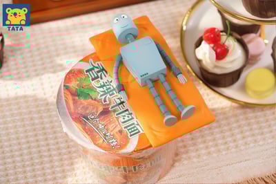 【再見機器人】tata工作室-機器人之夢 冰箱貼 泡麵壓5