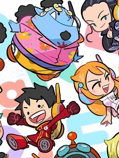 【週邊】星空工作室－海賊王 Q版蛋頭島 裝飾畫4