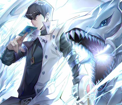 【週邊】H2工作室-海馬瀨人 遊戲王青眼白龍高橋和希裝飾畫2