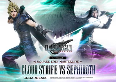 【正版授權】Square Enix-MASTERLINE 太空戰士VII 重製版 克勞德 ＆ 賽菲羅斯1