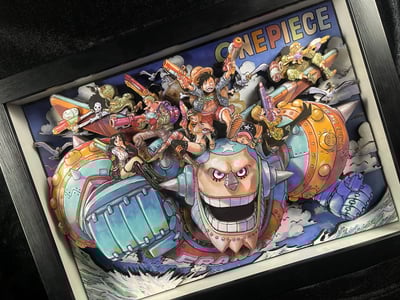 【週邊】KK工作室-ONEPIECE We Are Eternal 立體裝飾畫3