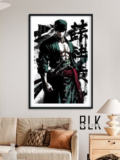 【週邊】巴洛克－海賊王 大劍豪 裝飾畫&冰箱貼4