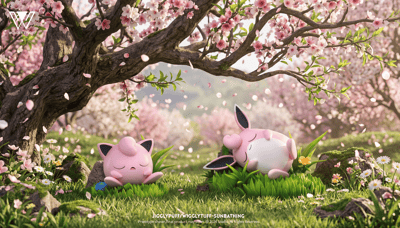 【寶可夢】玩得Wonder studio－睡眠組 胖丁 胖可丁 雷丘1