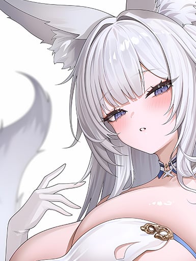 【週邊】巴洛克－碧藍航線 白色信濃 裝飾畫 & 冰箱貼2