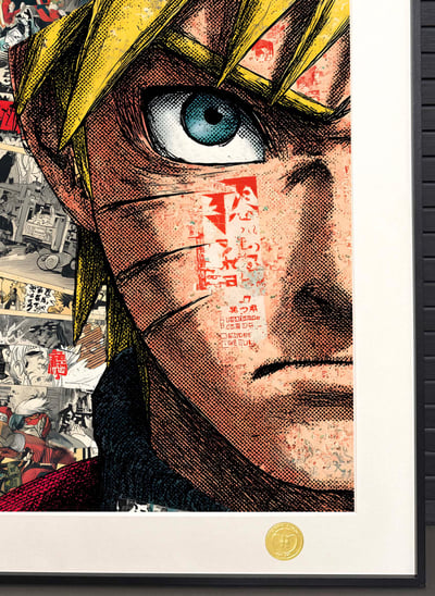 【週邊】H2工作室-海報鳴人 火影忍者漩渦鳴人七代目動漫二次元裝飾畫4