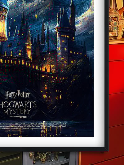 【週邊】巴洛克－哈利波特 魔法學校 裝飾畫&冰箱貼3