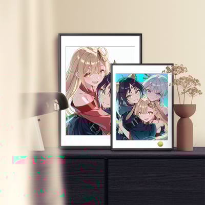 【週邊】皇呱工作室－超時空輝耀姬 音樂少女 CP 抱抱 裝飾畫4