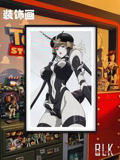 【週邊】巴洛克－一拳超人 蚊女 裝飾畫&冰箱貼1