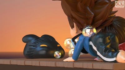 【數碼寶貝】口口社KOKOStudio-初遇 000 吐泡泡的黑球獸8