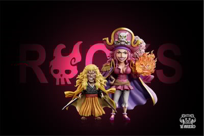 【海賊王】YZ工作室-神之谷大戰 第3彈 洛克斯海賊團 金獅子 史基3