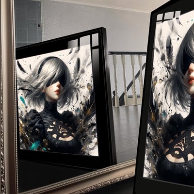 【週邊】橘子工作室－尼爾 落羽：2B 裝飾畫3