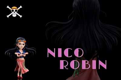 【海賊王】A+研究所-魚人島企劃 草帽團 妮可羅賓2