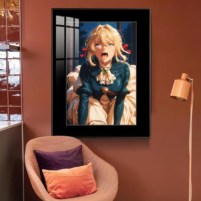 【週邊】橘子工作室－紫羅蘭永恆花園 薇爾莉特回憶 裝飾畫3