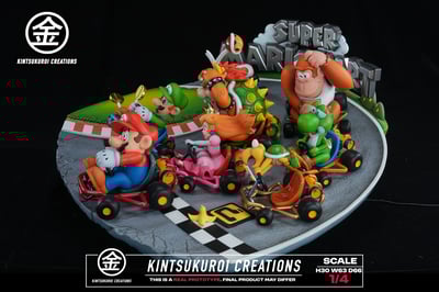 【電玩】Kintsukuroi Creations－瑪利歐賽車4