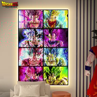 【週邊】阿喵畫社-七龍珠八宮格燈帶畫2