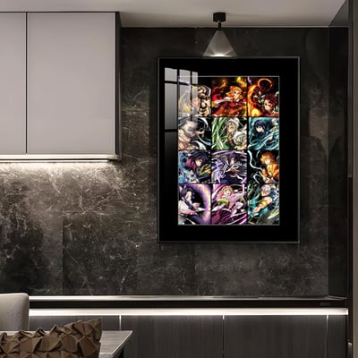 【週邊】橘子工作室－鬼滅之刃 主角團與九柱合集 裝飾畫4