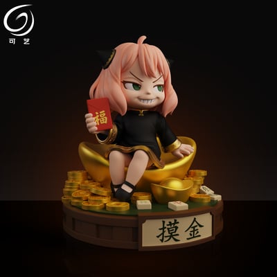 【SPY×FAMILY】可藝模玩－招財系列 摸金安妮亞3
