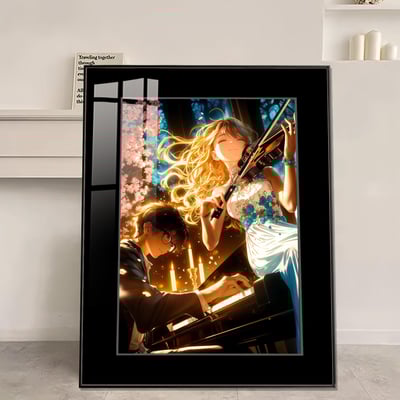 【週邊】橘子工作室－四月是你的謊言 天作之合 裝飾畫1