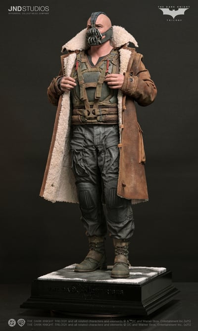 【正版授權】JND St​​udios-蝙蝠俠 黑闇騎士系列 貝恩 雕像 HMS-0249