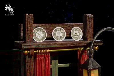 【宮崎駿】神隱工作室-剪影瞬間系列 千與千尋燭夜織物6