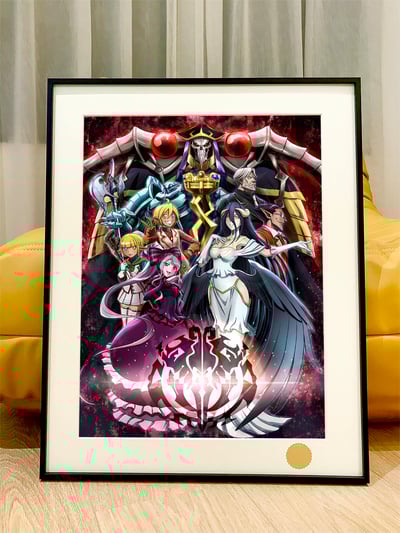 【週邊】星空工作室－OVERLORD 骨王 裝飾畫1