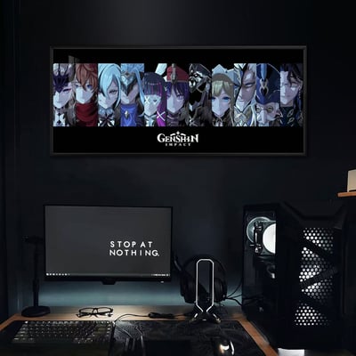 【週邊】千鳥社-原神至冬國愚人眾十一執行官滑鼠墊裝飾畫2