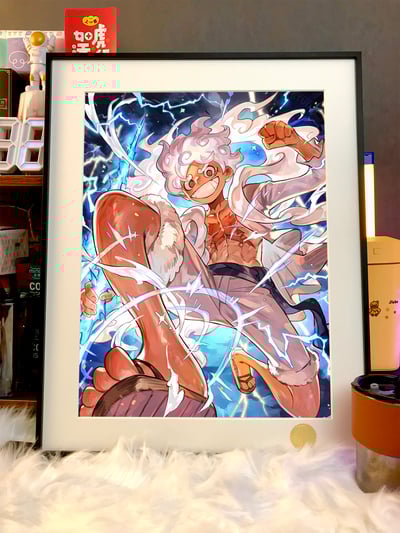 【週邊】星空工作室－海賊王 尼卡路飞 裝飾畫2