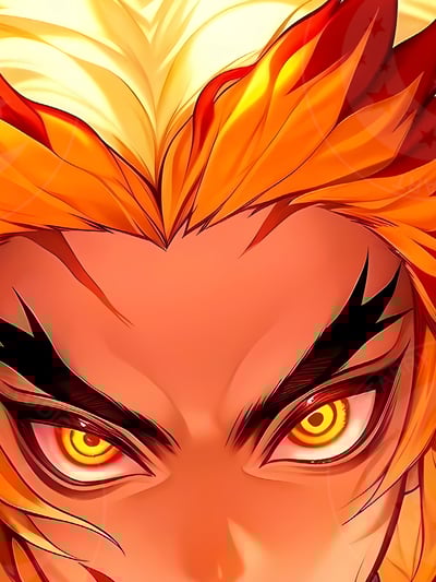 【週邊】星空工作室－鬼滅之刃 帥氣炎柱 裝飾畫3