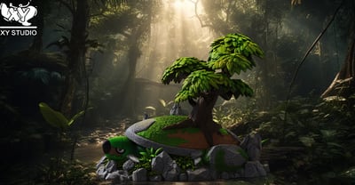 【寶可夢】XY STUDIO-寶可夢場景 第二彈 土台龜2