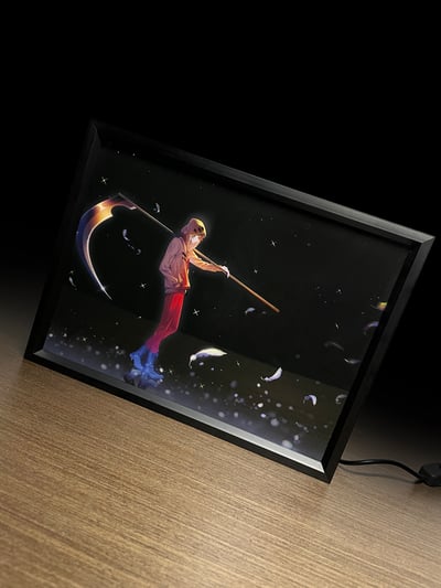 【週邊】萌萌匠-殺戮天使藍牙音箱導光畫4