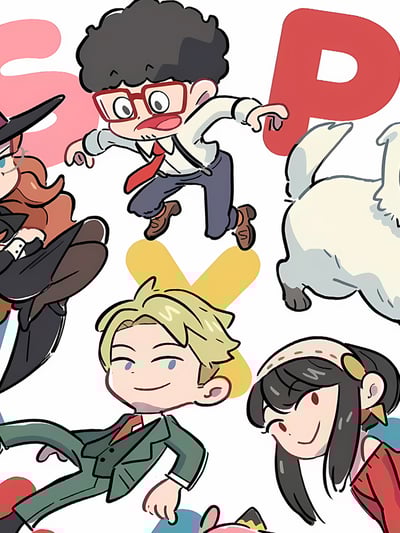 【週邊】星空工作室－SPY×FAMILY Q版過家家 裝飾畫4