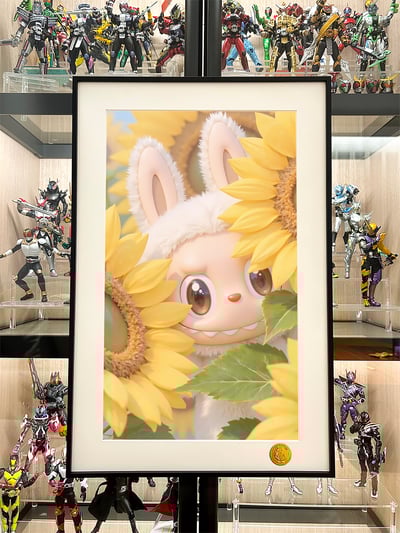 【週邊】星空工作室-向日葵拉布布 泡泡馬特labubu 動漫二次元裝飾畫1