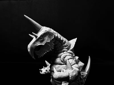 【奧特曼】模咖造物-怪獸圖鑑桌面收藏系列 第一彈 獨角獸巴克西姆1