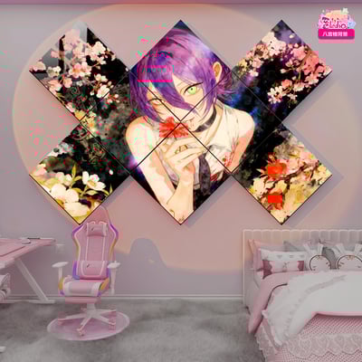 【週邊】阿喵畫社－花海 蕾塞 八宮格背景牆4