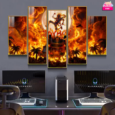 【週邊】阿喵畫社－JOYBOY歸來 鋼鐵炙焰狂想曲 五幅套組 裝飾畫7