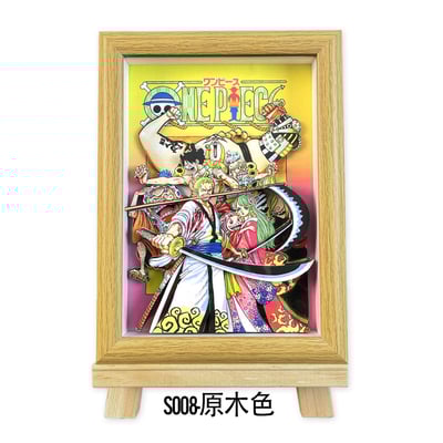 【週邊】萌萌匠-ONE PIECE海賊王草帽團魯夫扉頁大媽大鬍子立體畫2