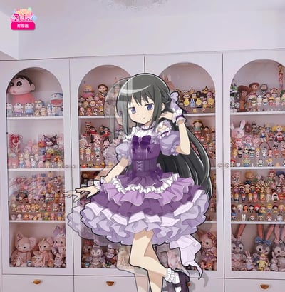 【週邊】阿喵畫社－魔法少女小圓 曉美焰 燈帶畫1